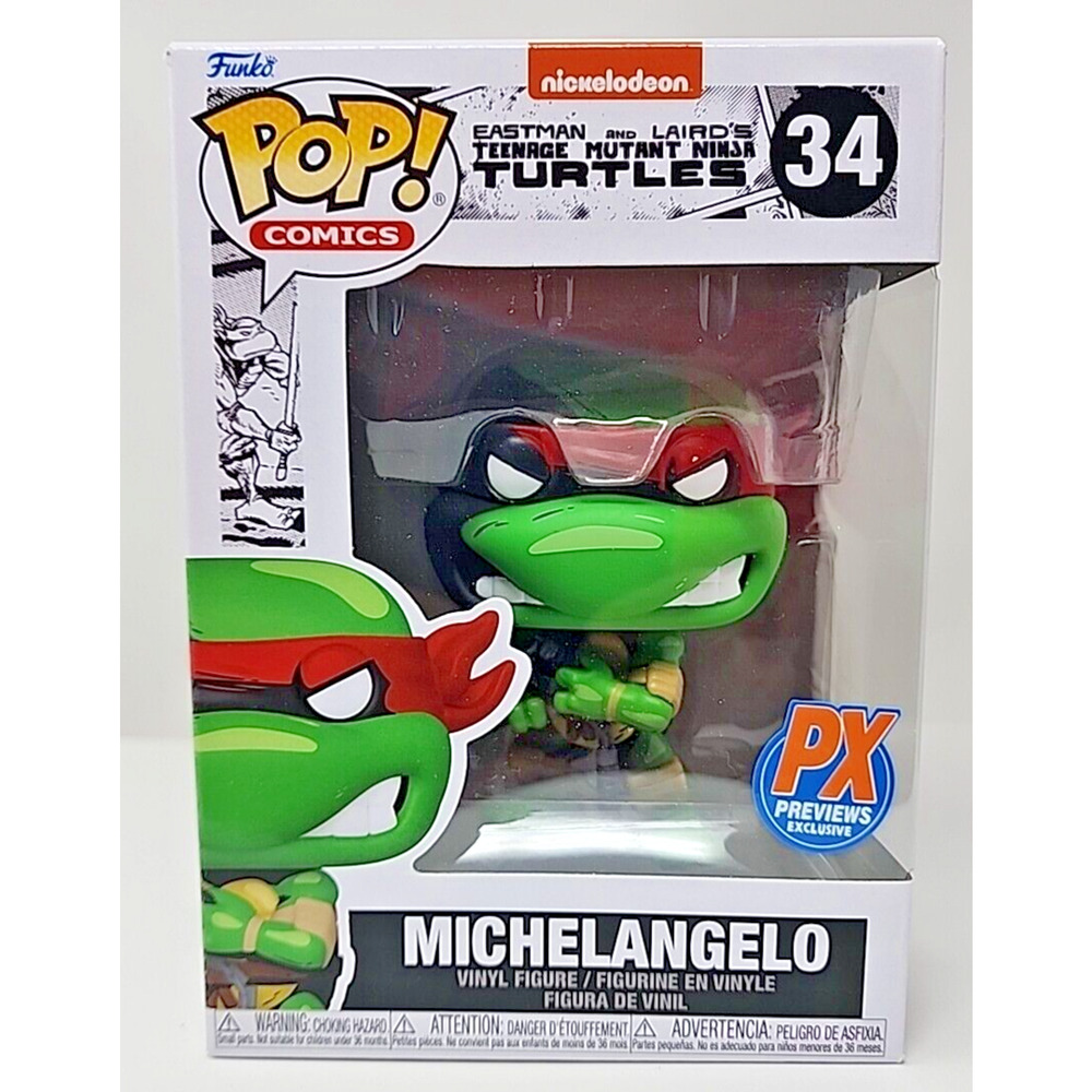 Funko Pop! Teenage Mutant Ninja Turtles Michelangelo‎ #34 F47